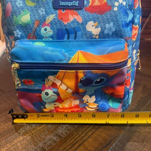 Disney Loungefly Stitch Camping Cuties Mini Backpack - Picture 7 of 8